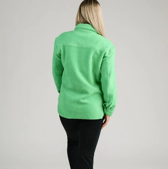 Zyia Green Naya Shirt Jacket size medium BNWT - Picture 2 of 4
